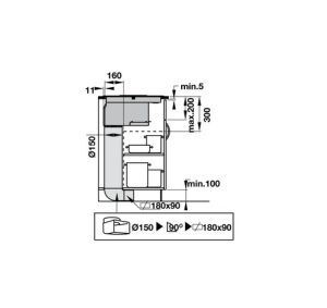 Bếp Từ Kết Hợp Hút Mùi 4 Vùng Nấu Hafele Hc Ihh77d